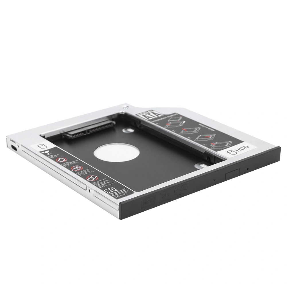 State Drive Bracket Lightweight Computer Accessory Aluminum Alloy Thickened for 9.5 MM SSD
