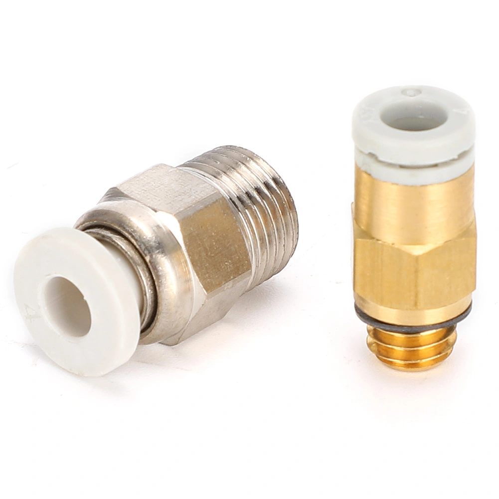 Metal 3D Printer Parts CR-10 Hotend Extruder Pneumatic Connector for Creality V6