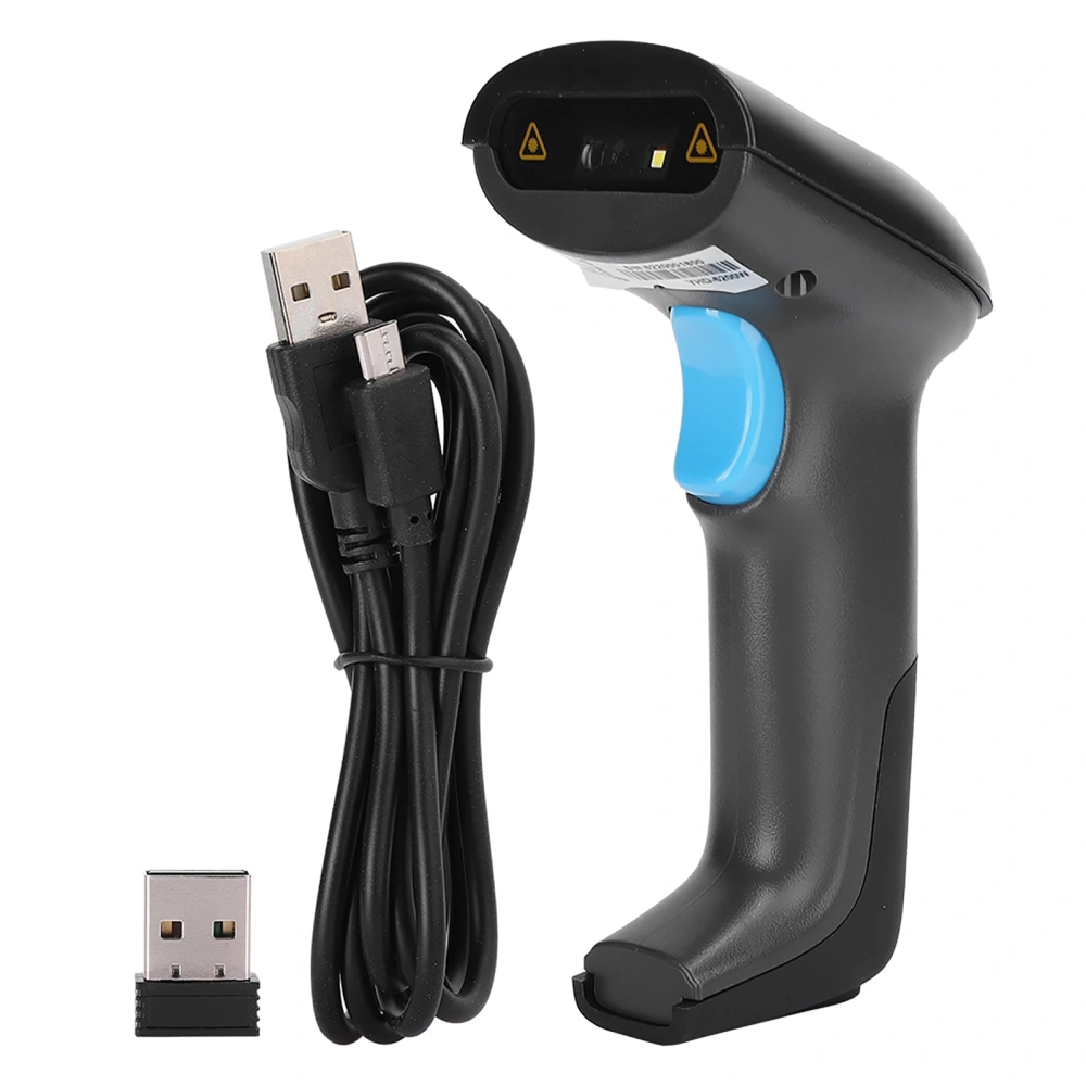 Barcode Scanner Wireless QR Code LED Reader for Android/Windows YHD‑6200DW