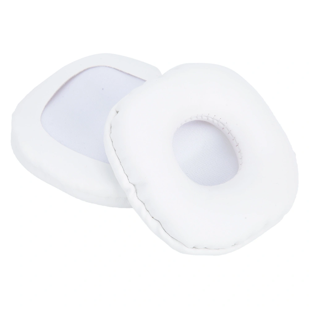 2Pcs Ear Cushion White Cotton Headphone Accessories Fit for Marshall MAJOR Monitor