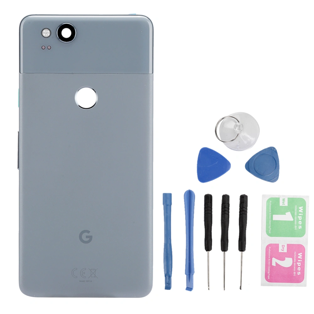 Back Battery Cover Housing Case Replacement Parts for Google Pixel 2blue