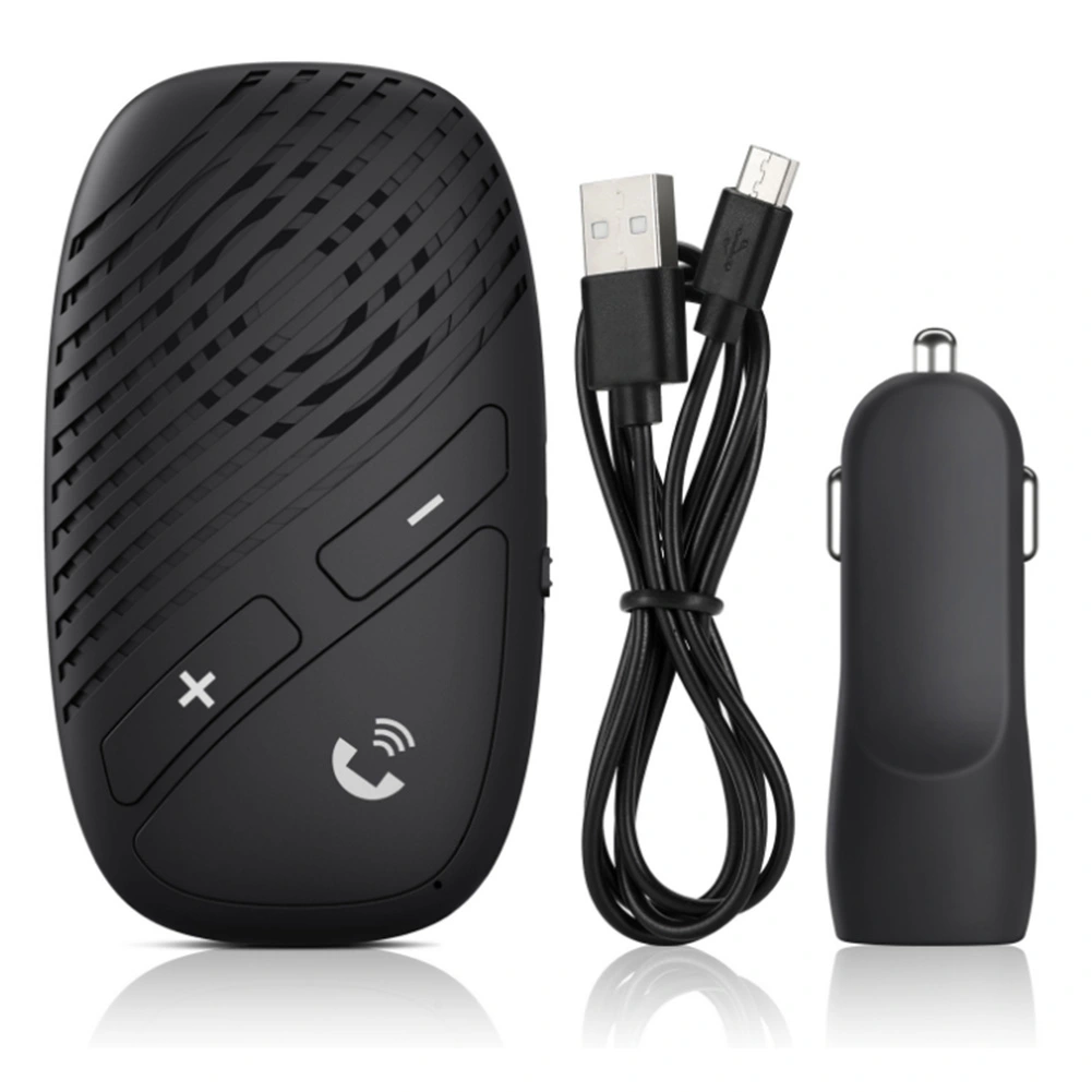 5.0 Sun Shield Car Bluetooth Hands Free Phone Speakerphone Support Four Languages Accessory