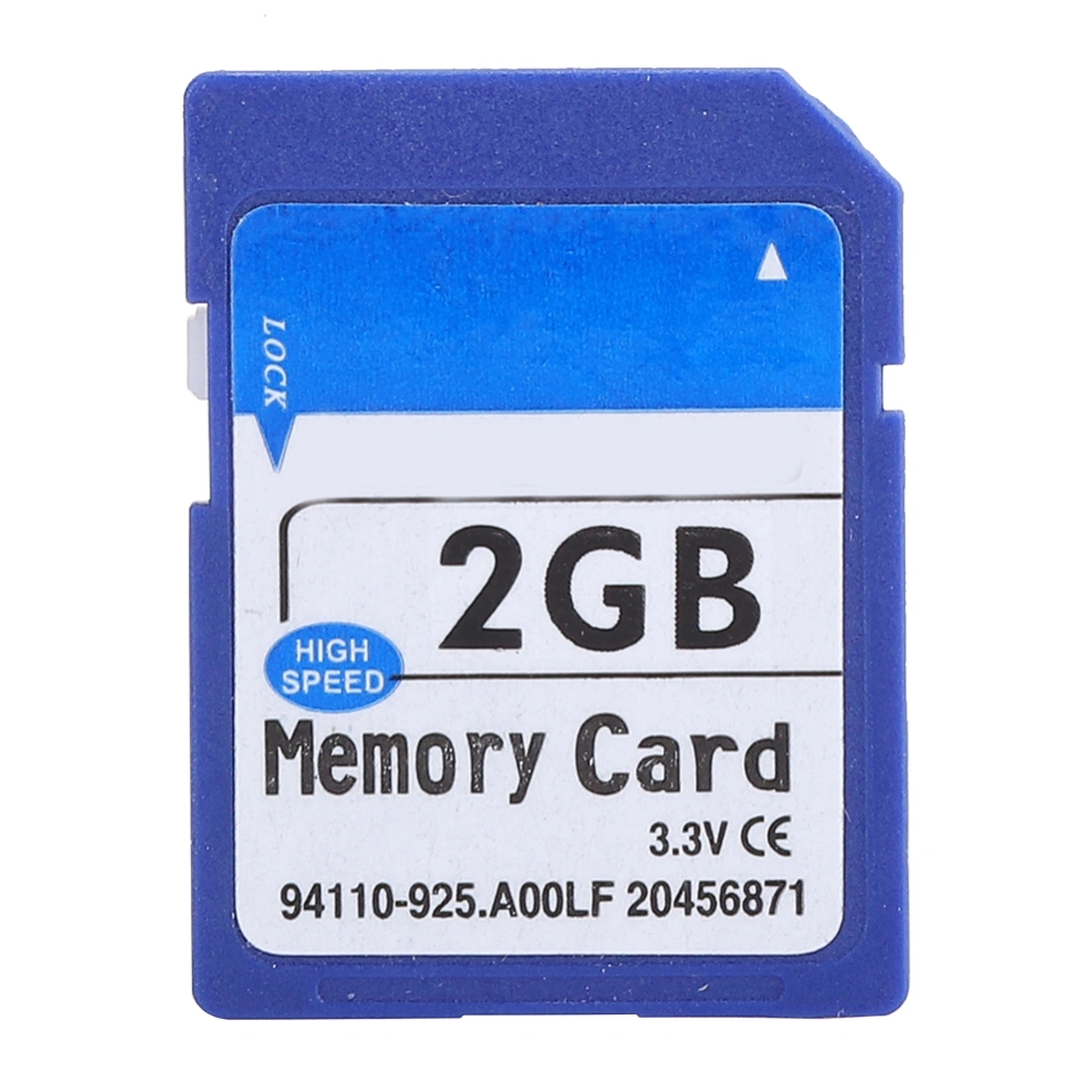 Photos Music Files Storage High Speed Memory Card for Elite Pro MP3 MP4 Camera SLR Game Machine2G