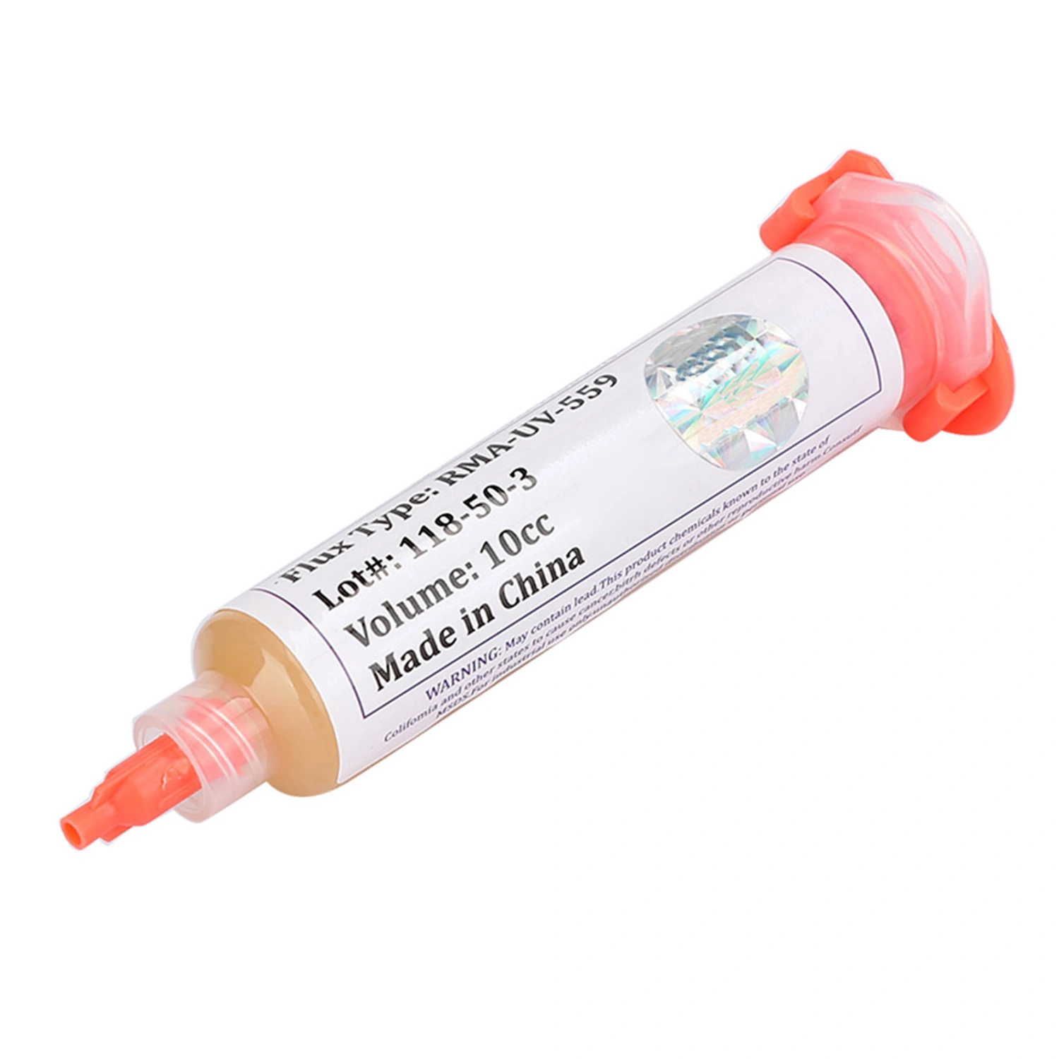 Tin Paste Scaling Powder for RMA‑UV‑559 Repair Tool 10CC No‑Clean Soldering Grease Flux with Needle for PCB/SMD/PGA/for BGA Rework Tools