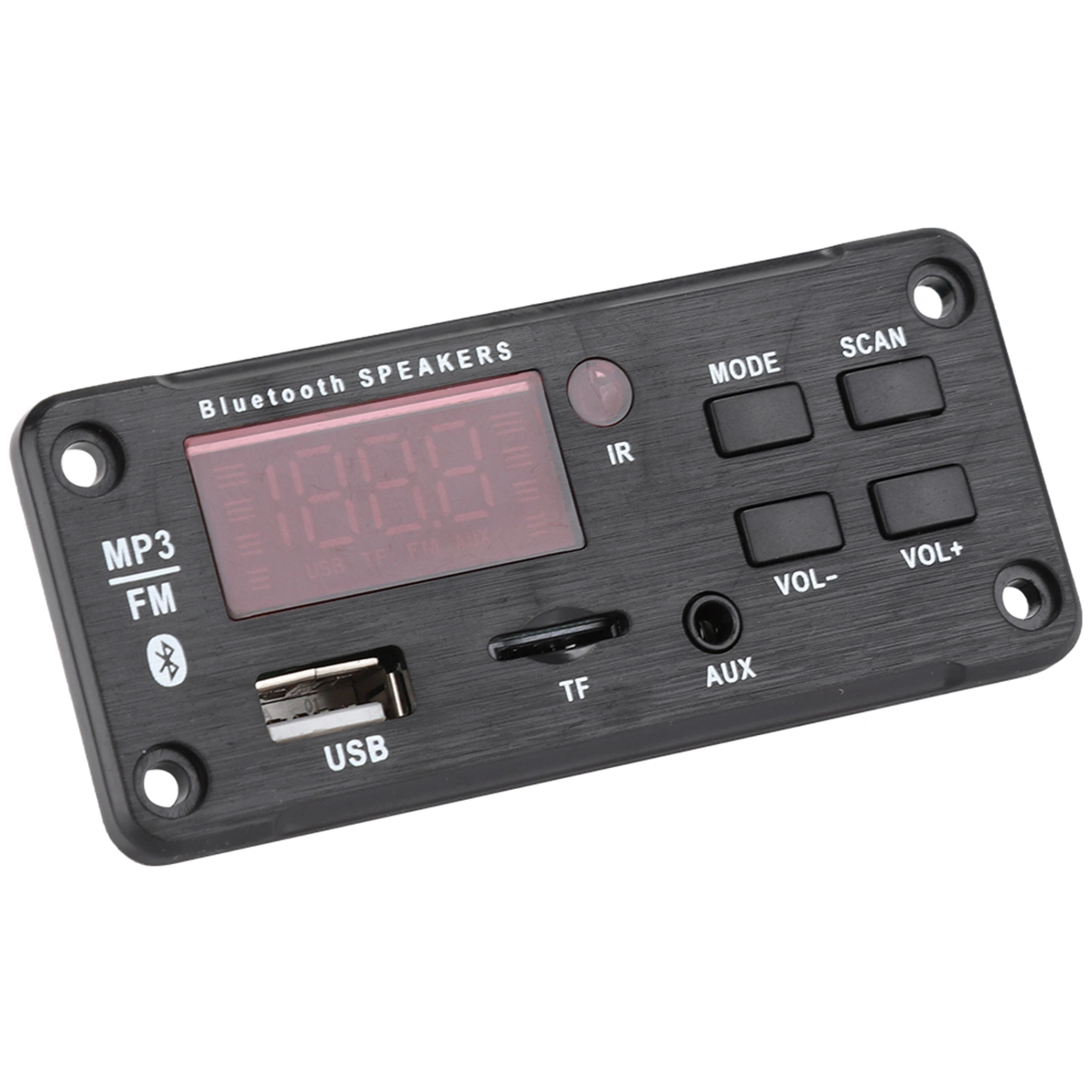 Car Speaker Bluetooth5.0 Mp3 Decoding Board Color Screen Display Decoding Module