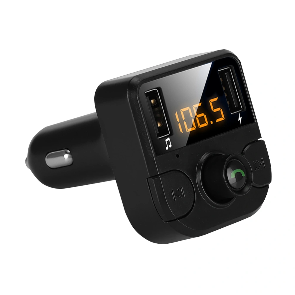 Car Bluetooth MP3 Player with Lossless Sound Quality Hands Free Calling Dual USB Fast Charging