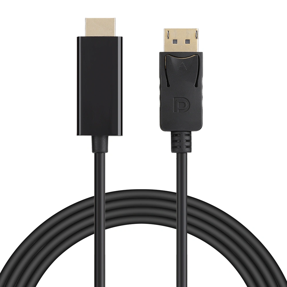 Large DisplayPort to HDMI HD Audio Video Adapter Cable Cord Conversion Line 3 Meters