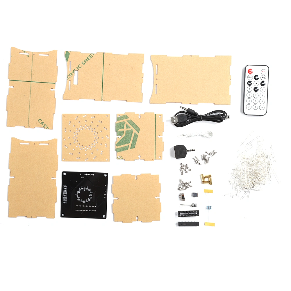 5V USB Light Vertical Ball Kit Designed by PCB Board Colorful LED Light Innovative Music Spectrum Ball