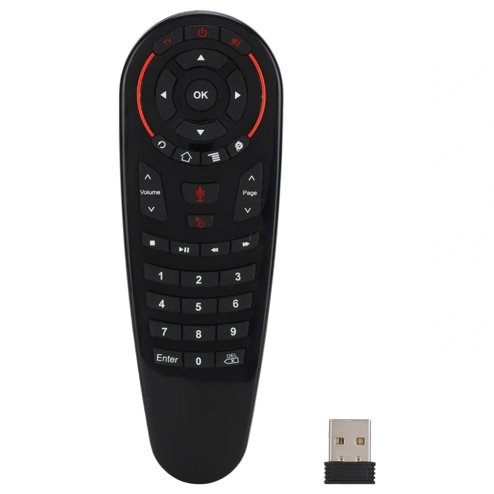 G30S USB 2.4G Wireless Transmission Intelligent Voice Remote Controller with 6-axis Gyroscope Sensor