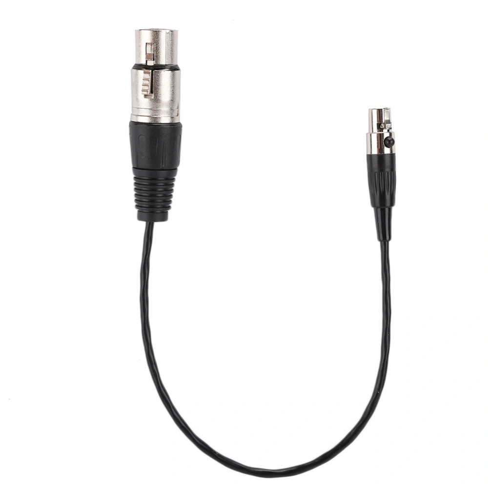 Mini XLR 3pin Female to XLR 3pin Female Audio Cable for Cameras/SLRs Standard Microphone Connection