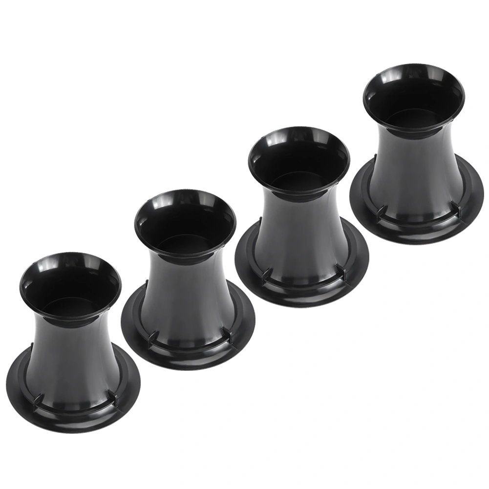 4PCS 76mm Opening 90mm Height Speaker Inverting Tube Suitable for 4-8 Inch Speakers