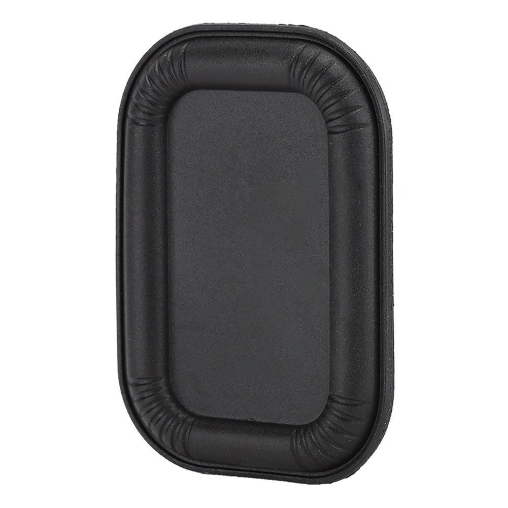 4PCS Bass Speaker Plate Passive Radiator Auxiliary Bass Rubber Vibration Plate OvalRectangle 65x45 Black