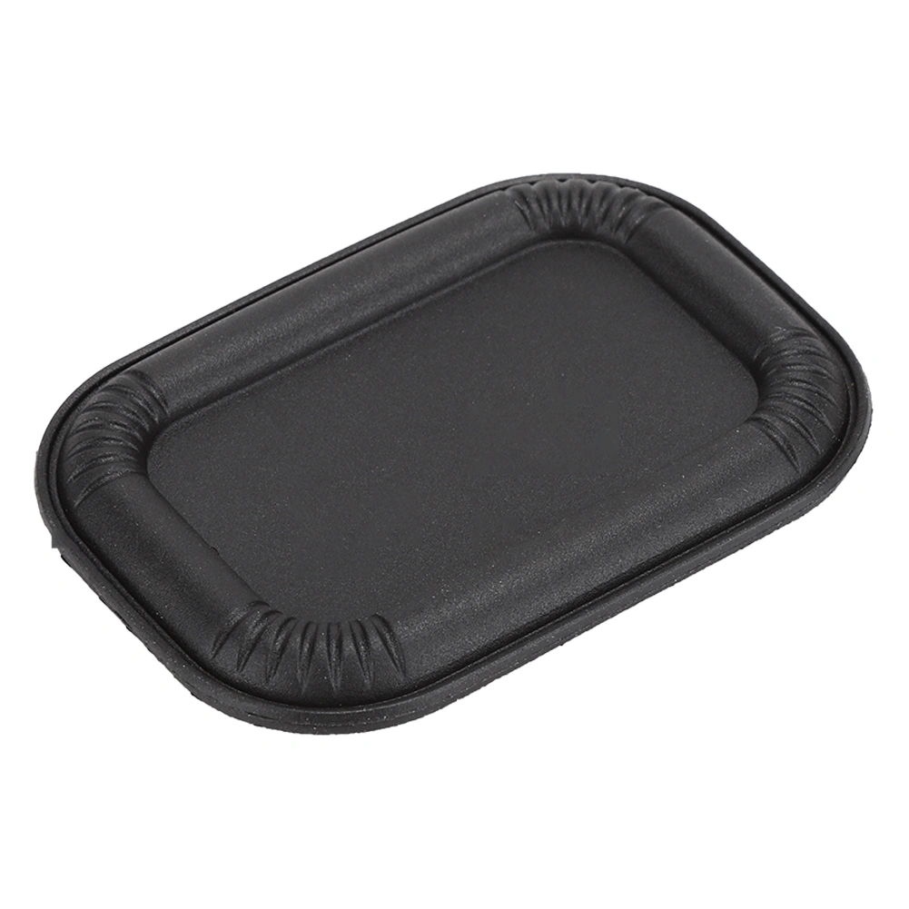 4PCS Bass Speaker Plate Passive Radiator Auxiliary Bass Rubber Vibration Plate OvalRectangle 65x45 Black