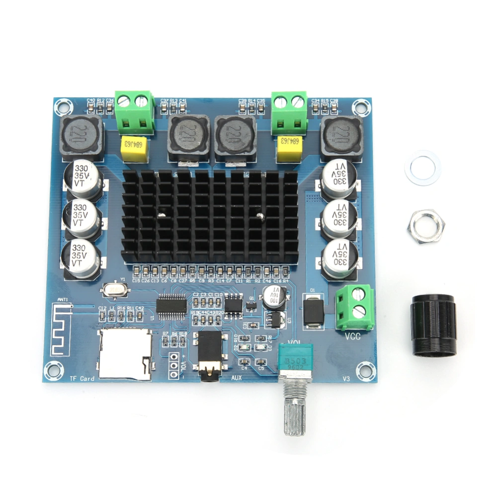 A105 TDA7498 100Wx2 Digital Bluetooth Adjustable Volume Audio Power Amplifier Board