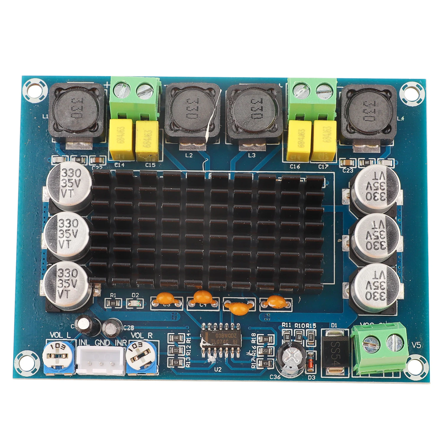 M543 TPA3116 120Wx2 High Power Double Sound Channels Digital Audio Amplifier Board Module