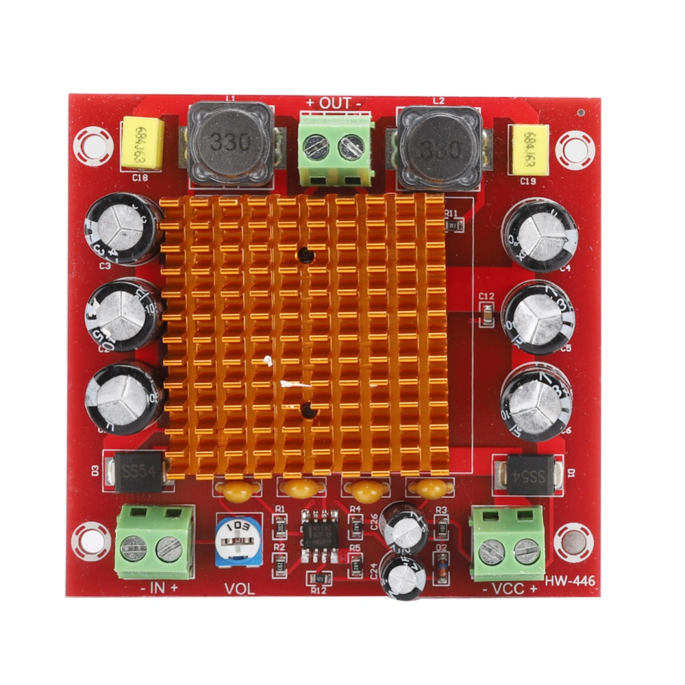 HW-446 Single Track 150W Output TPA3116DA Chip Digital Audio Power Amplifier Board