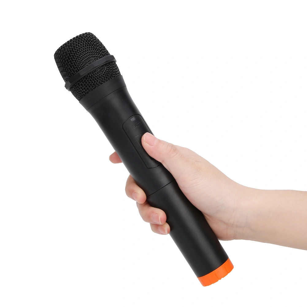 Black ABS Plastic Professional Universal Handheld VHF Wireless Microphone USB Reception Mic