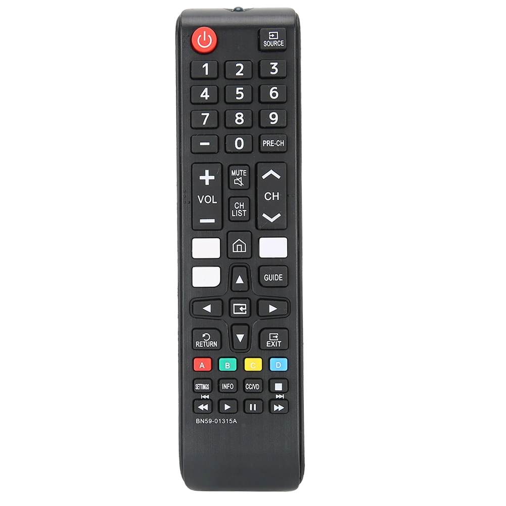 ABS Durable Black Television Controller TV Remote Control Accessory for Samsung BN59-01315A