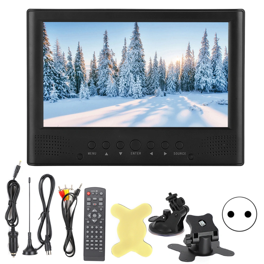 LEADSTAR 9in 1080P Television Digital TV with Remote Controller (EU 110‑220V)