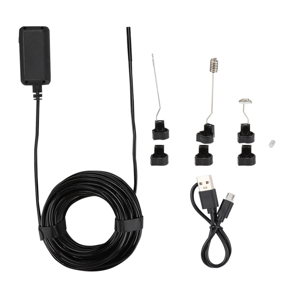 5.5mm 5MP 1920x1080 HD Camera IPX67 Waterproof 10m Wifi Endoscope with 6 Adjustable LED Lights