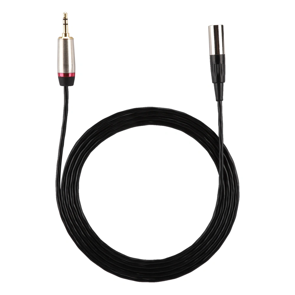 3.5mm Male to Mini XLR 3pin Male Audio Cable Adapter for Camera Photography Equipment2 meters