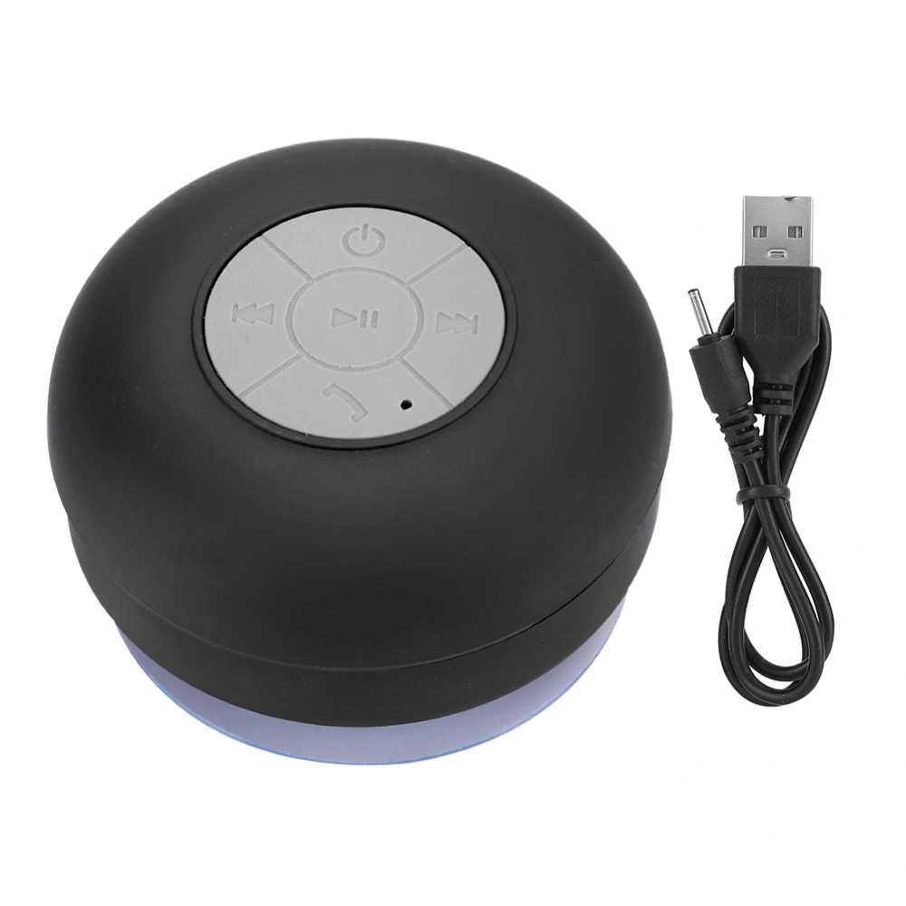 Mini Wireless Bluetooth Speaker Bathroom Waterproof Music Player with Suction Cup