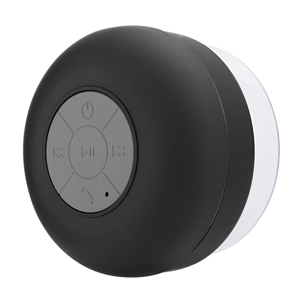 Mini Wireless Bluetooth Speaker Bathroom Waterproof Music Player with Suction Cup