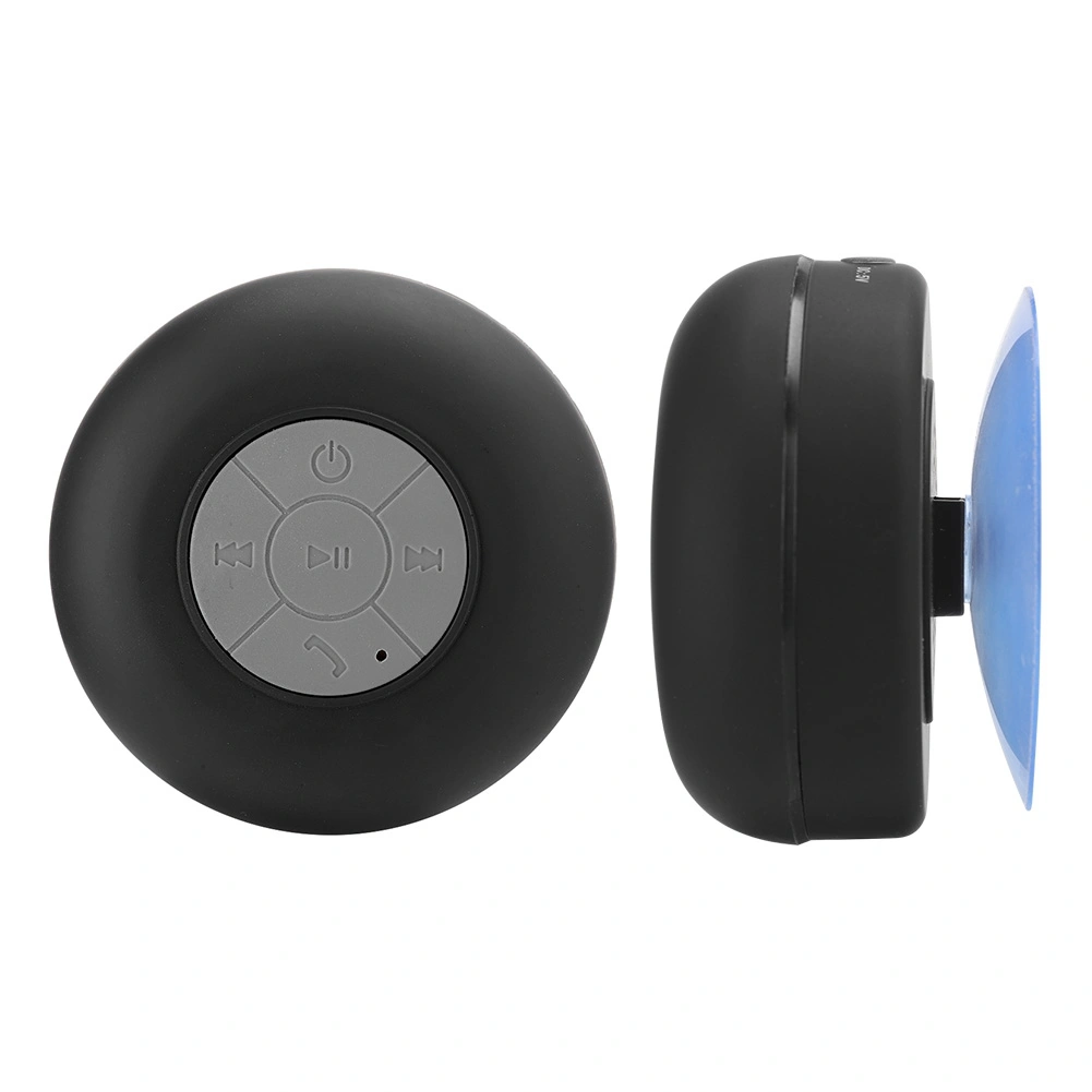 Mini Wireless Bluetooth Speaker Bathroom Waterproof Music Player with Suction Cup