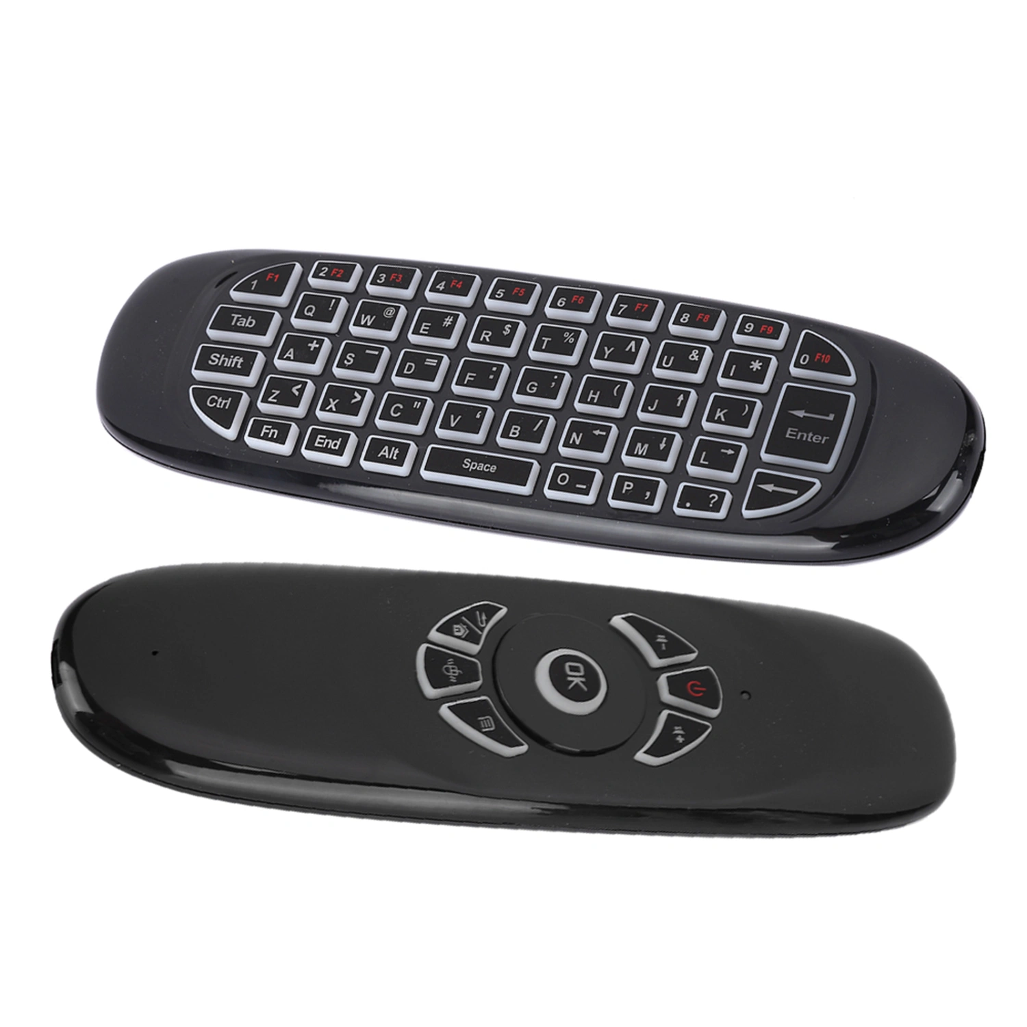 C120 USB 2.4G Motion Sensing Air Fly Remote Mouse Keyboard with Colorful Backlight