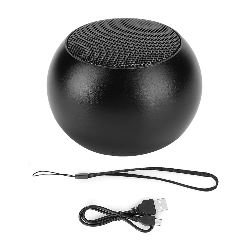 BM3D Aluminum Black Portable Hi Fi Stereo Bluetooth Speaker Compact Body Clear Sound Hands Free Call Loudspeaker Box