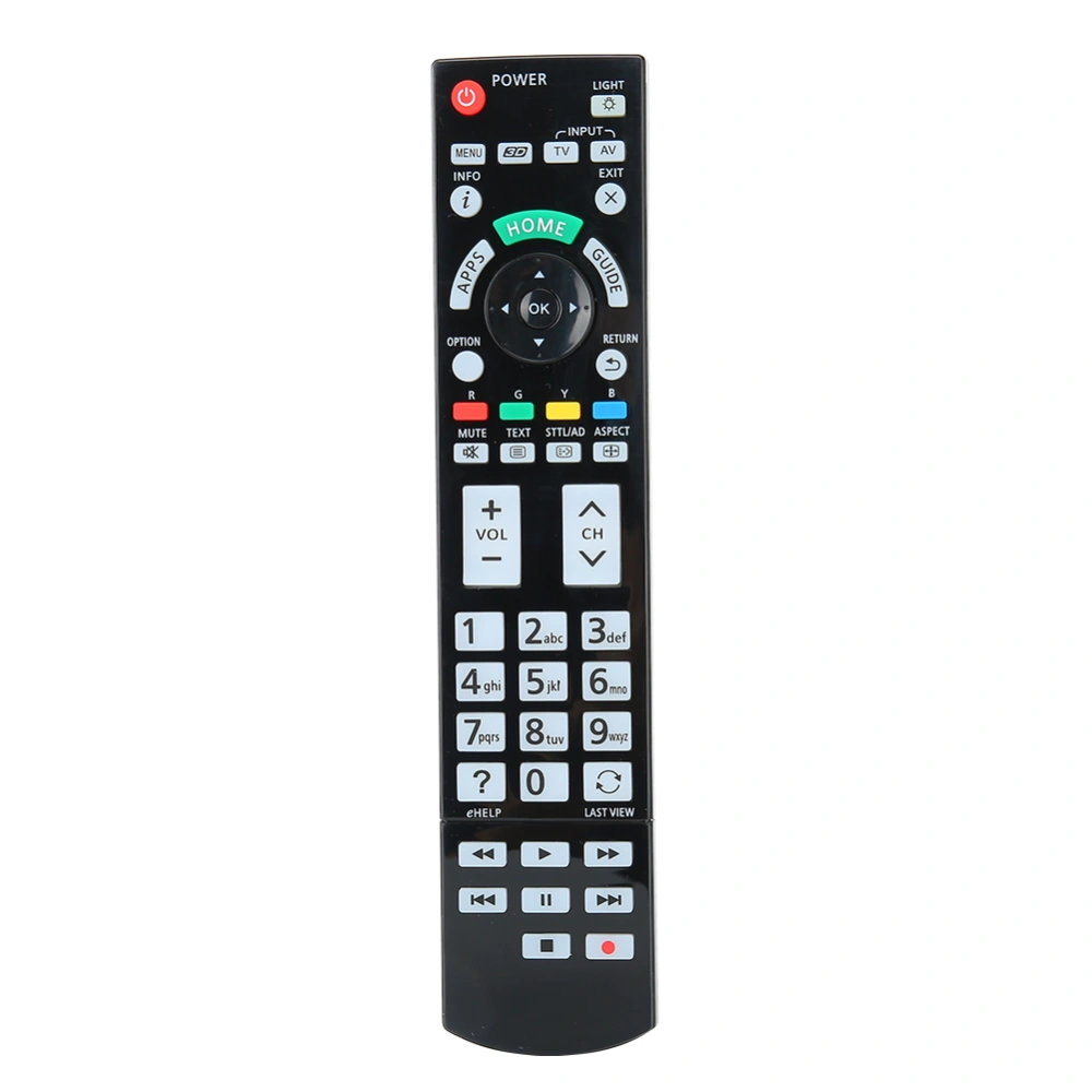 LCD TV Remote Controller Replacement Black for TH55AS5700A TH55AS800A TH58AX800A