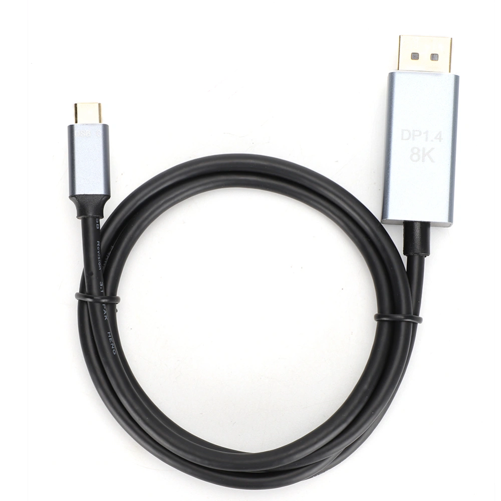 T0404 High Definition Video Cable Type C to for Displayport 8K 1.4 Engineering Adapter Wire1m