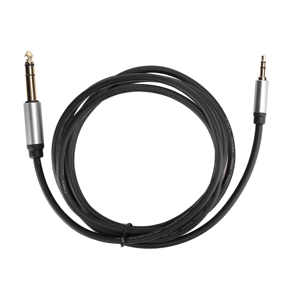 3.5MM to 6.5MM Audio Adapter Cable Male to Male HiFi Sound Quality Connection Line for Phone(1.8M )