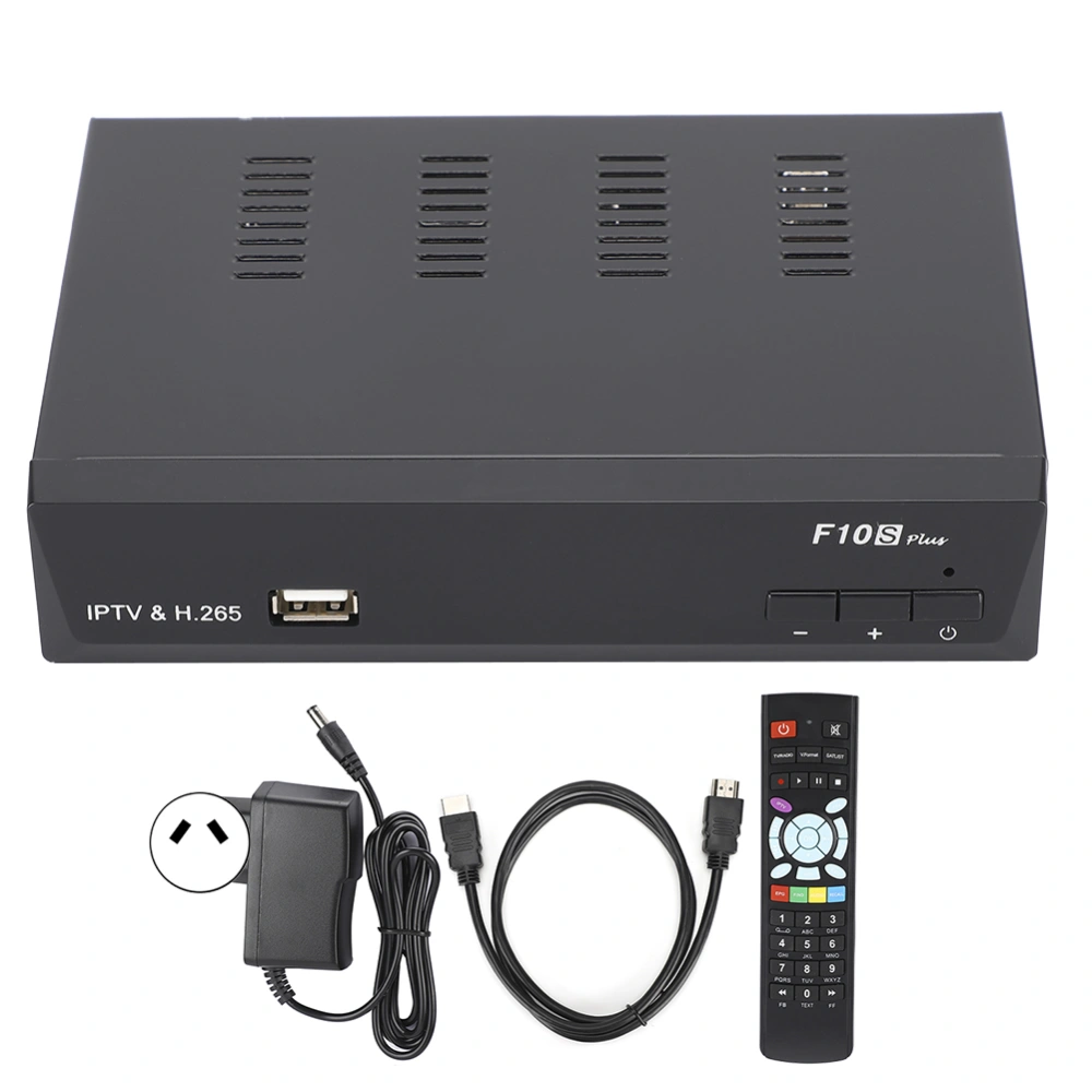 iBRAVEBOX F10S PLUS H.265 for IPTV DVB for S2 POWERVU BISSKEY Set Top Box 100240V(AU )