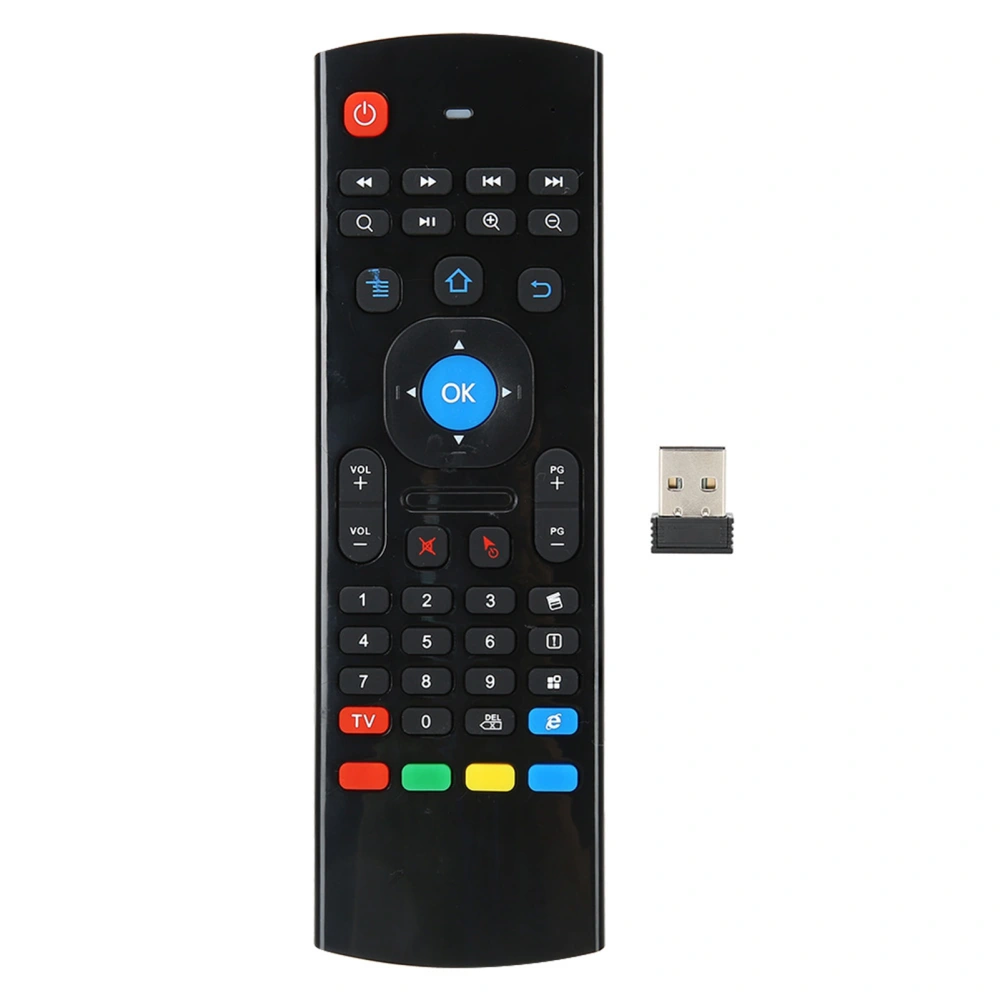 MX3 2.4G Wireless Air Fly Mouse Motion Sensing Infrared Remote Controller for TV PC