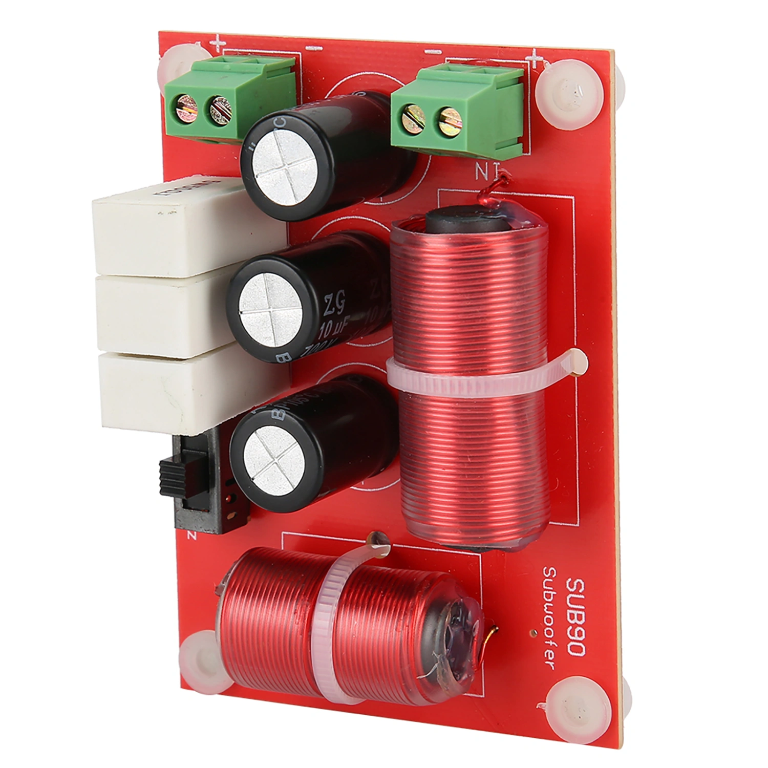Bass Frequency Divider 3 Way Audio Speaker Crossover Filter for 4‑8in Speaker Supplies