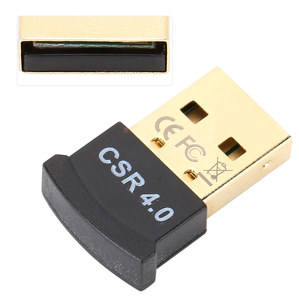 Wireless 4.0 Bluetooth Adapter USB Mini BT Receiver Transmission Supports Multiple Languages