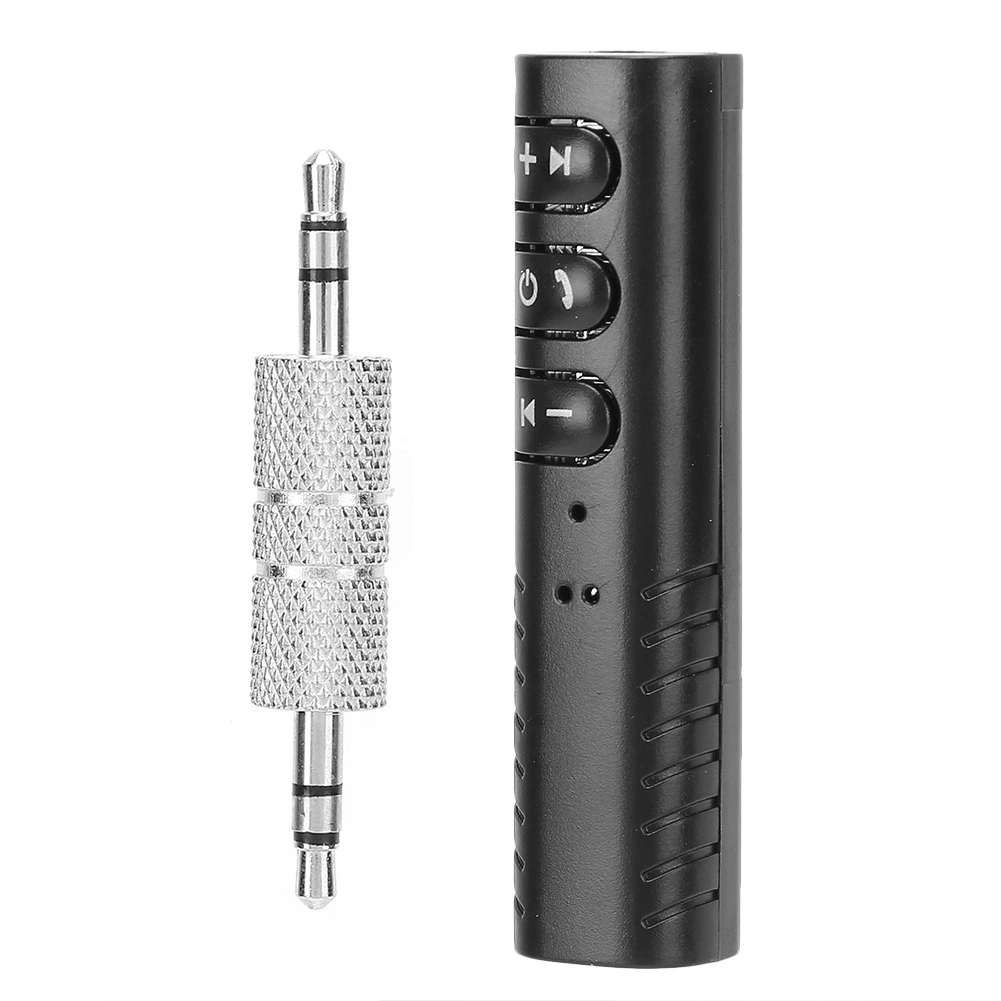 Lavalier Bluetooth 4.1 Audio Receiver 3.5MM AUX Stereo Music Hands Free Car Adapter