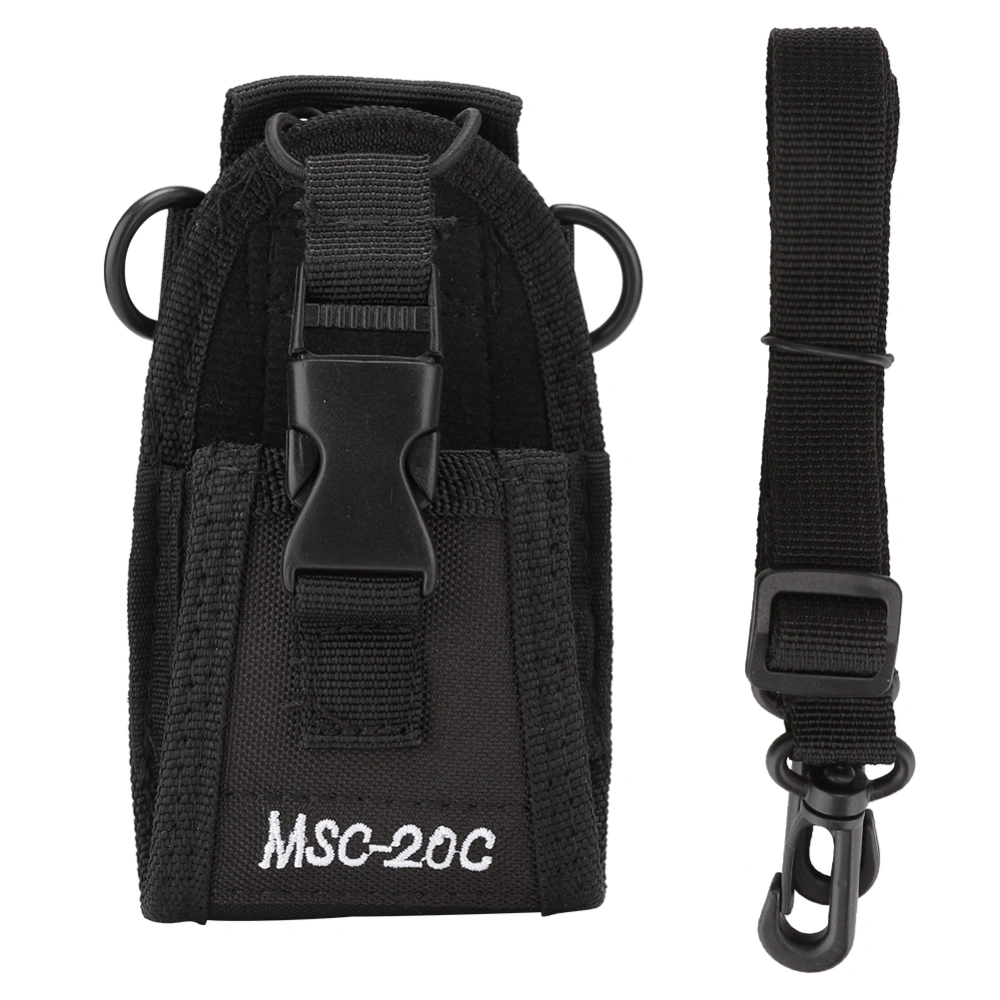 MSC-20C Walkie Talkie Protective Waist Bag + Belt for Kenwood/ Motorola/ HYT/ QuanSheng/ PUXING