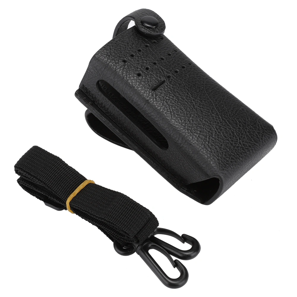 Walkie Talkie Two way Radio Protective PU Leather Case Cover Suitable for Motorola P6600