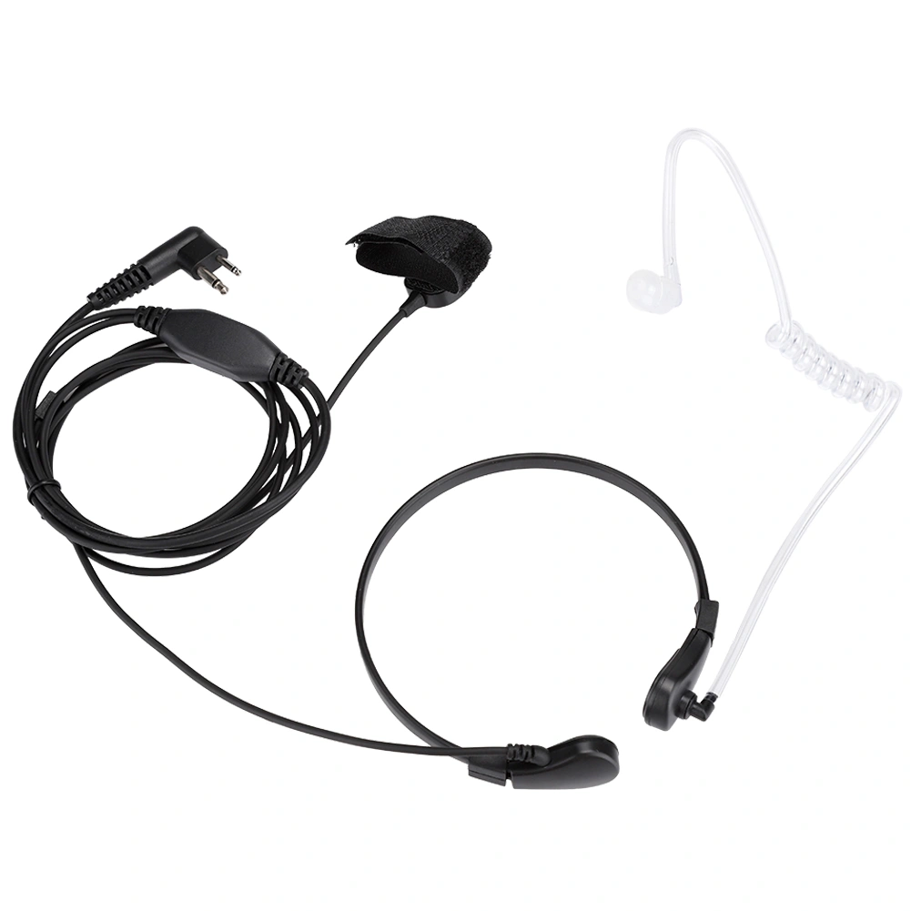 Throat Mic Earpiece Microphone Headset for 2 Way Radio GP300 Walkie Talkie Accessory