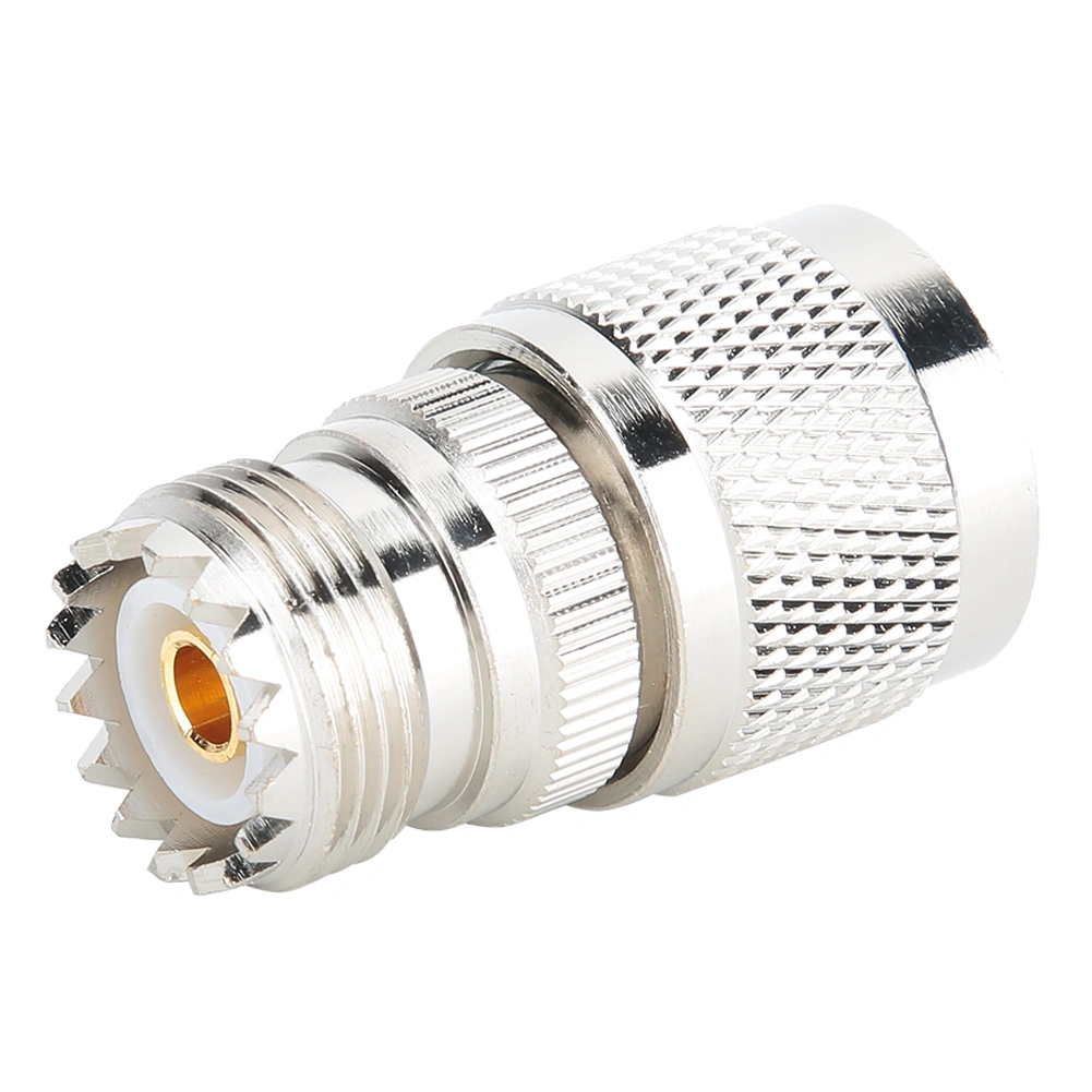 3pcs Straight N Type Male to UHF SO‑239 Female Adapter Connector for Coaxial Cable Adapters