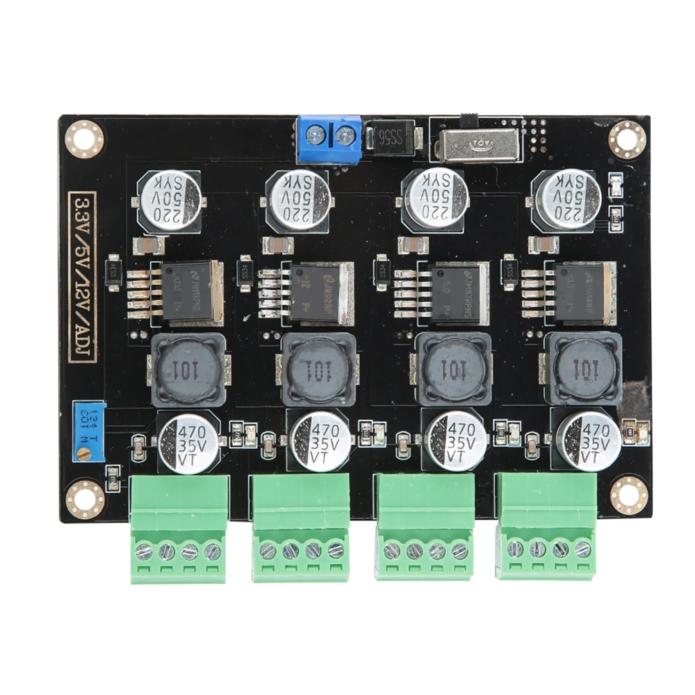 Multi Channel Switching Power Supply Module with 3.3v 5v 12v ADJ Adjustable Voltage Output Buck Converter