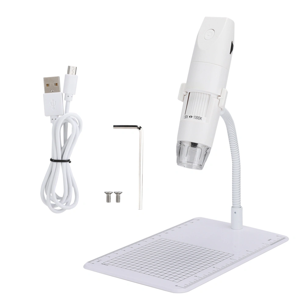 1080P HD USB 8 LED White 1000X 1920x1080 Resolution WiFi Wireless Digital Microscope