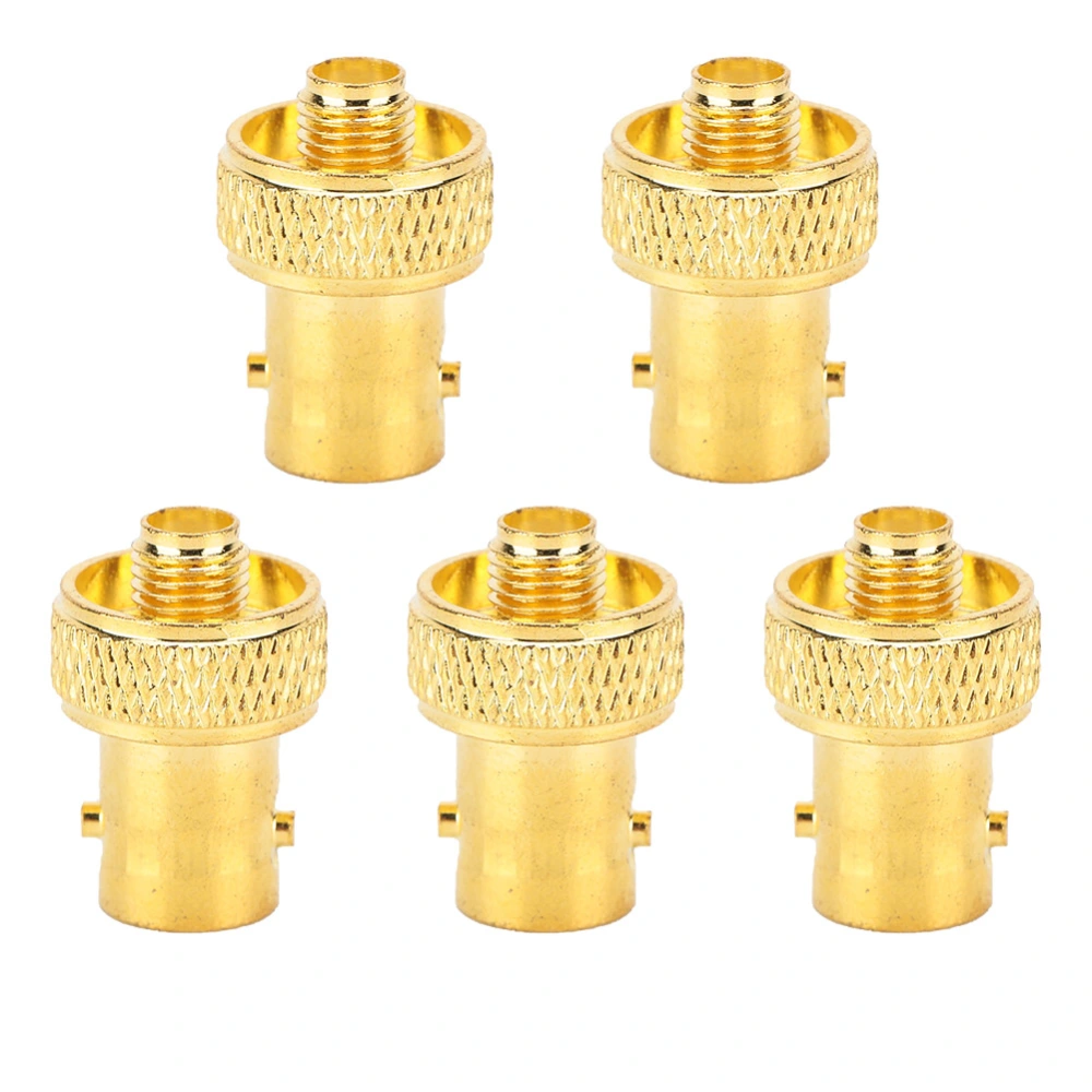 5pcs BNC Female to SMA Female RF Coaxial Adapter Converter Connector