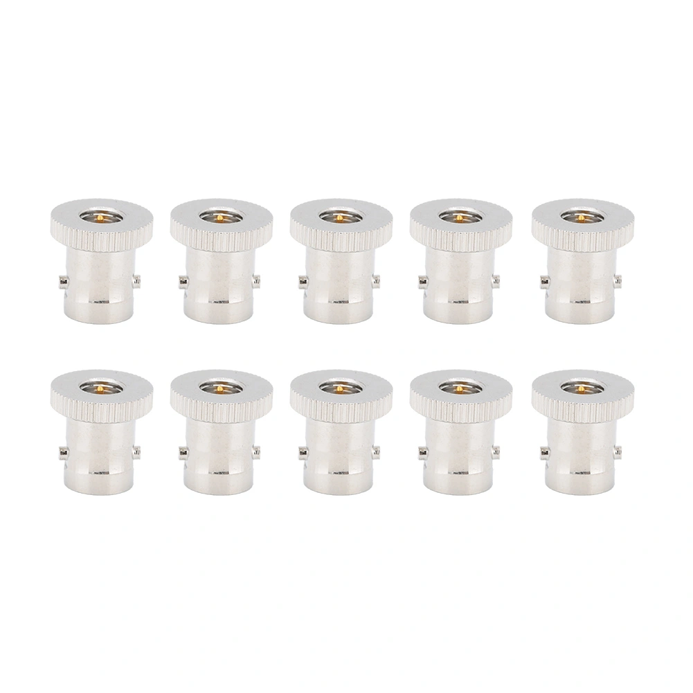 10 Pcs BNC Female to SMA Male Connector Adapter for Radio Coaxial Cable Wireless Connection Devices