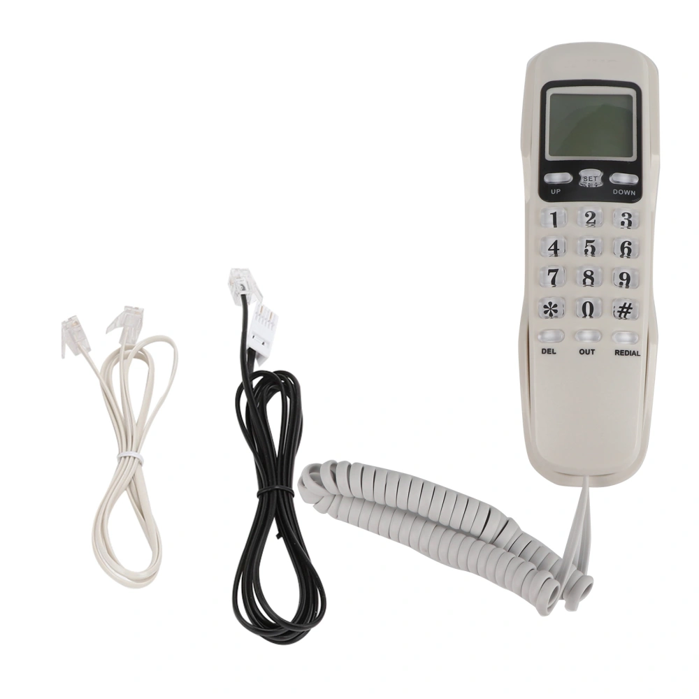 KX T888CID Caller ID Display Home Office Telephone (UK Telephone Line with Random Color)(White )