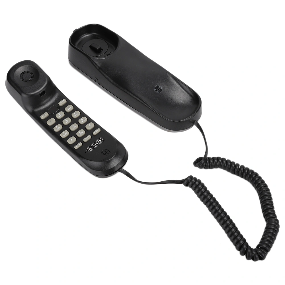 KXT-433 English Foreign Trade Hanging Telephone Black (UK Telephone Line with Random Color)