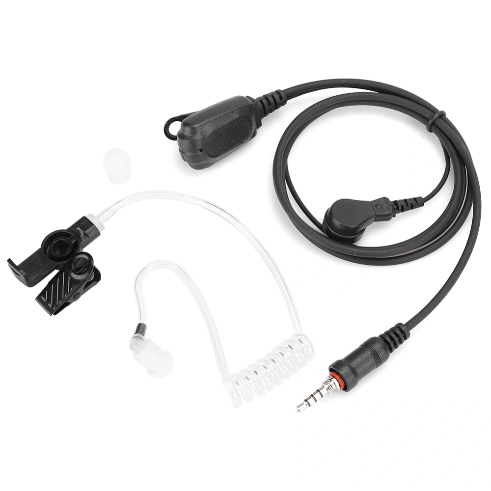 PU IP54 Waterproof Headphone In Ear Air Guide Headset Accessory for ICOM IC M33 M25 M34