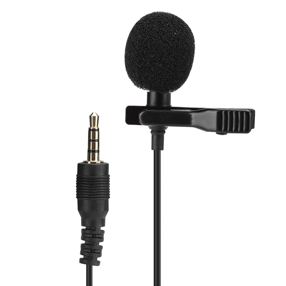 Mini Multifunction Collar Clip Microphone for Mobile Phone Live Broadcast Recording Interview